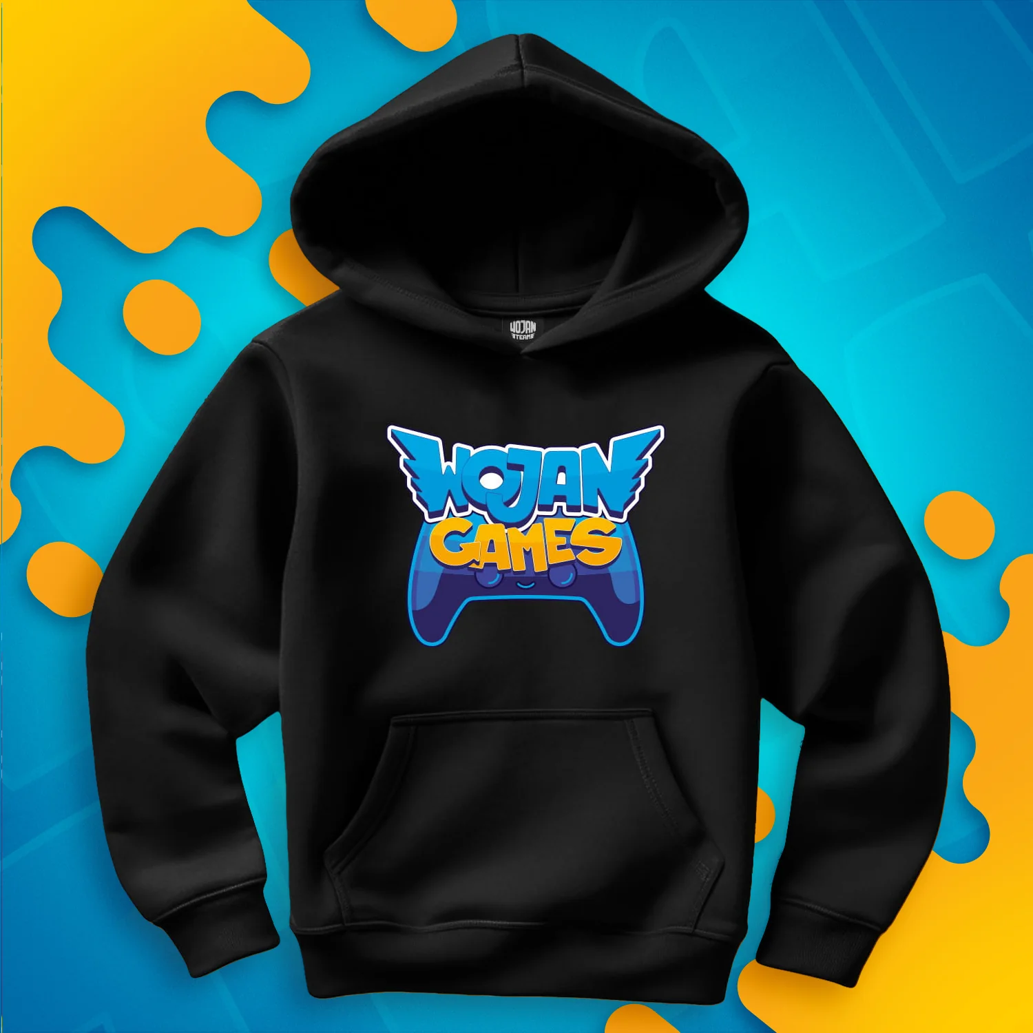 BLUZA GAMINGOWA *PREMIUM* - WOJAN GAMES - CZARNA - Image 2