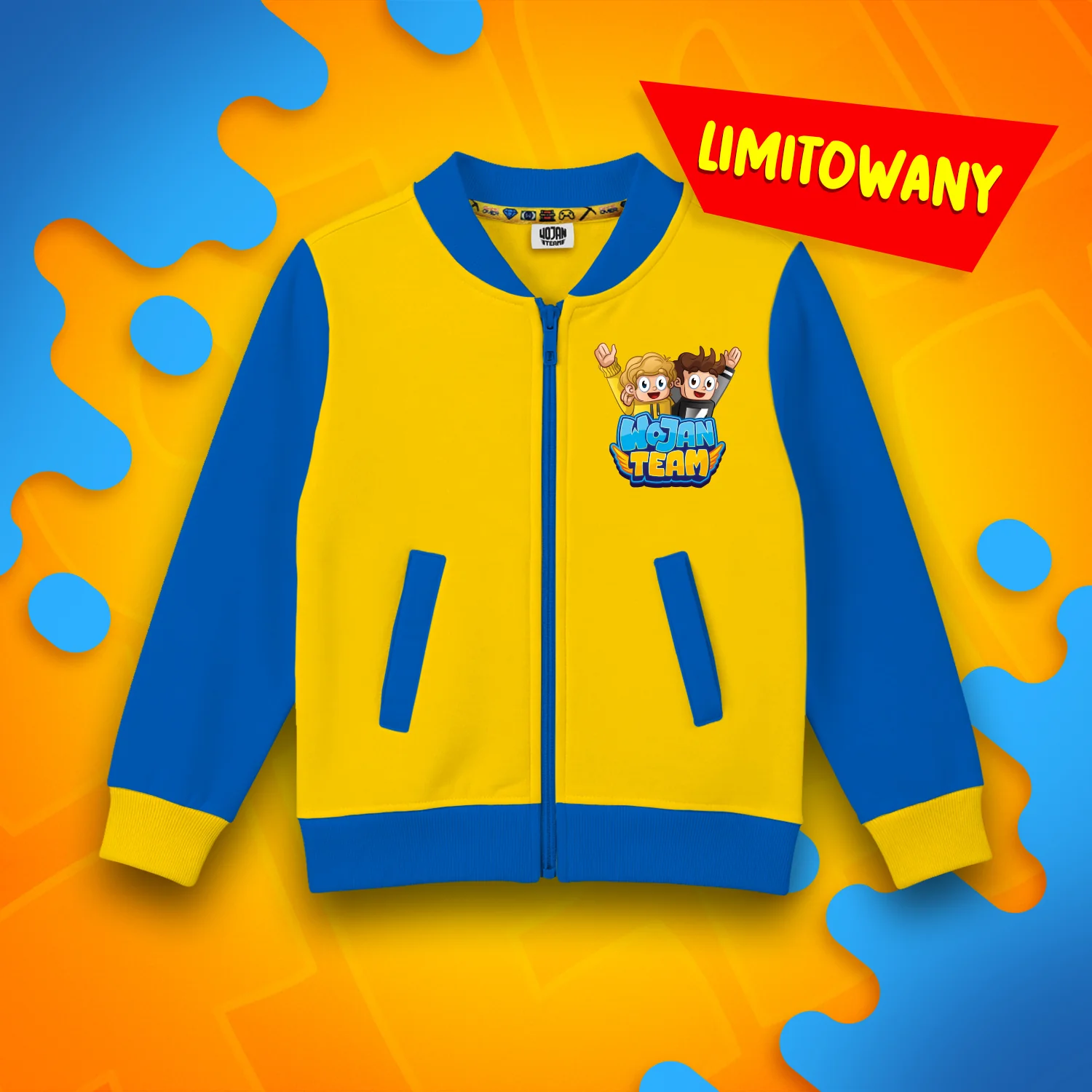 *LIMITOWANA* BLUZA "PLECAK" ROZPINANA - ŻÓŁTA - Image 2