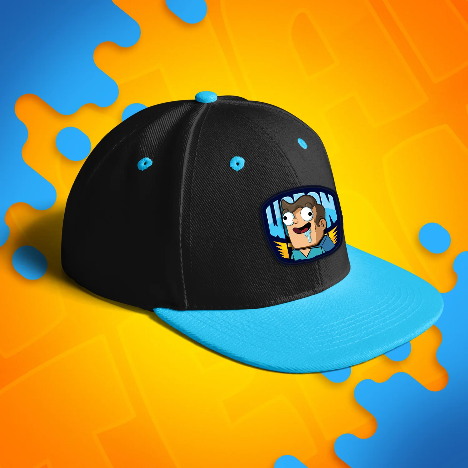 CZAPKA Z DASZKIEM SNAPBACK - NOOBEK - NIEBIESKA - Image 3