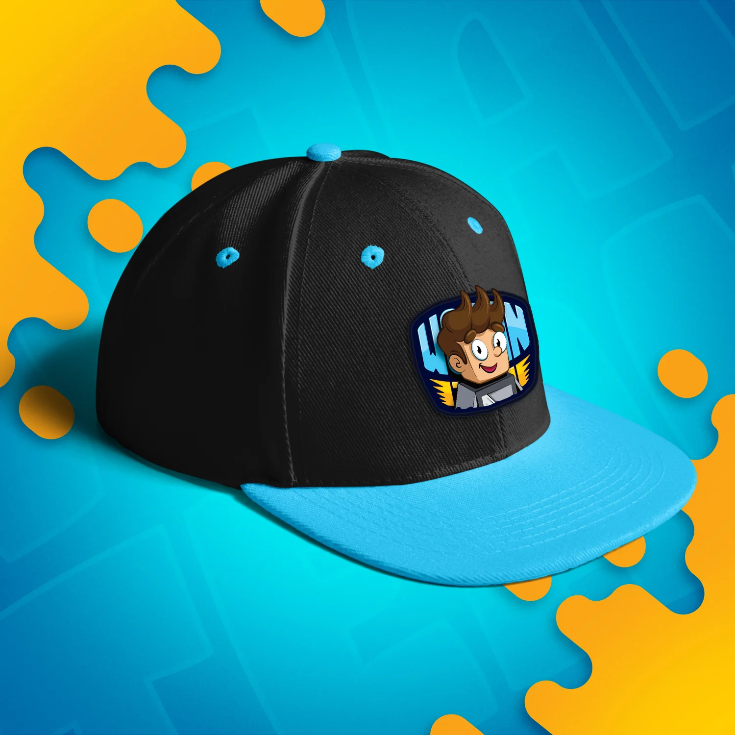 CZAPKA Z DASZKIEM SNAPBACK - WOJAN - NIEBIESKA - Image 2