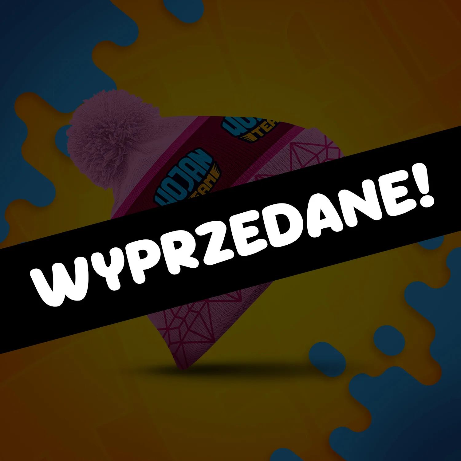 CZAPKA ZIMOWA *PREMIUM* WOJAN TEAM - RÓŻOWA