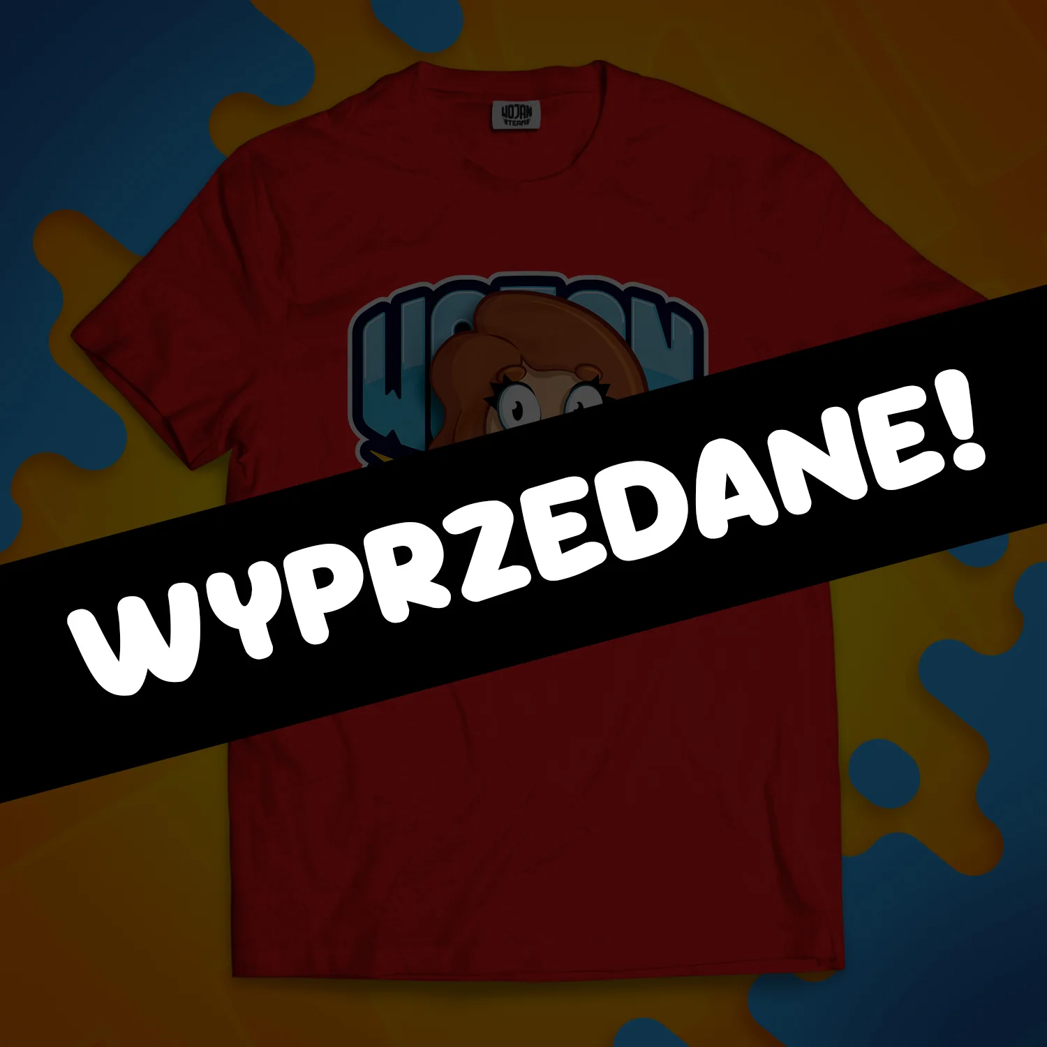 KOSZULKA KATI W LOGO WOJAN TEAM - CZERWONA