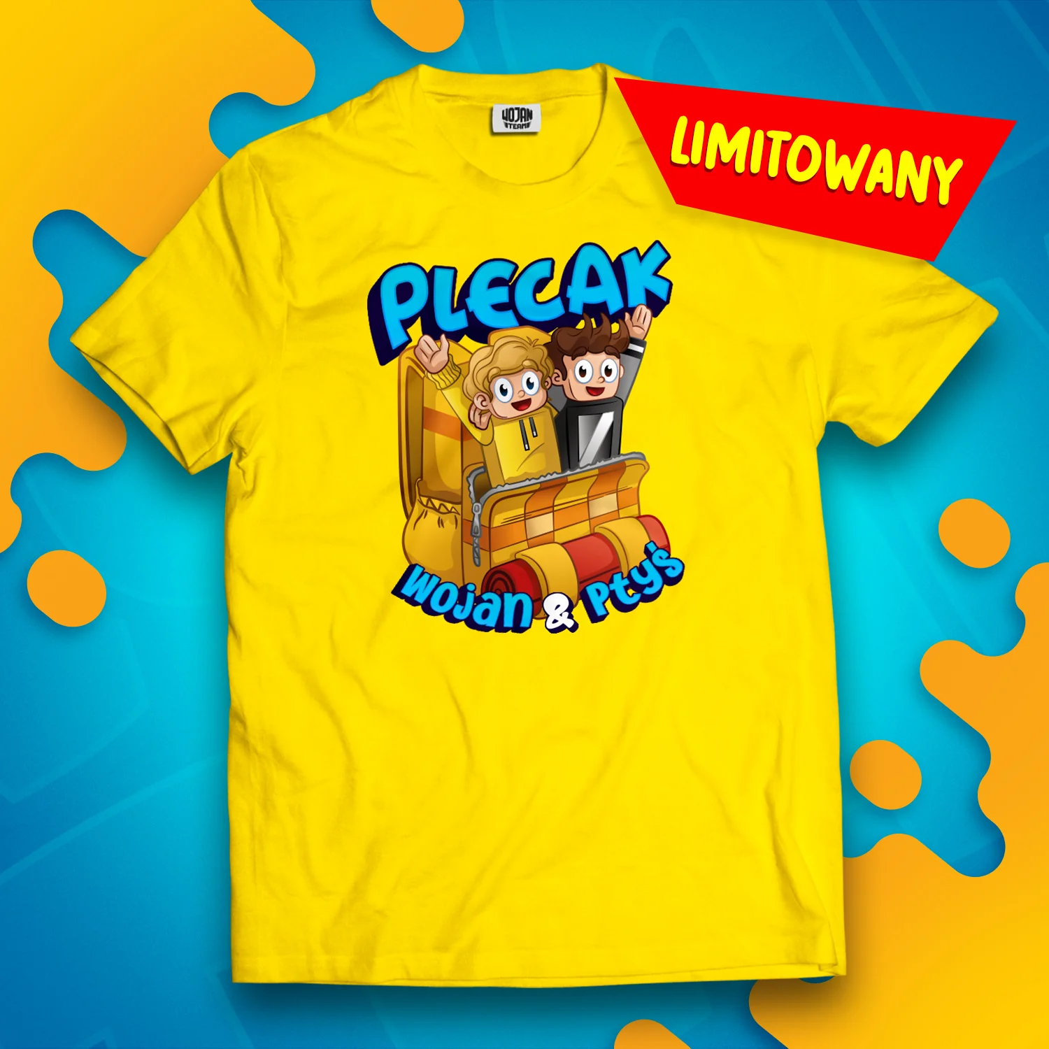*LIMITOWANA* KOSZULKA "PLECAK" - ŻÓŁTA - Image 3