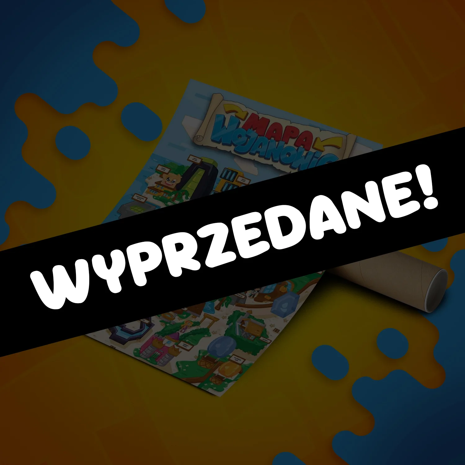 PLAKAT MAPA WOJANOWICE