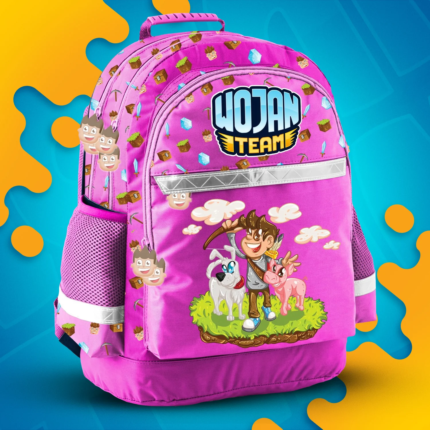 PLECAK *PREMIUM* WOJAN TEAM - RÓŻOWY - Image 2