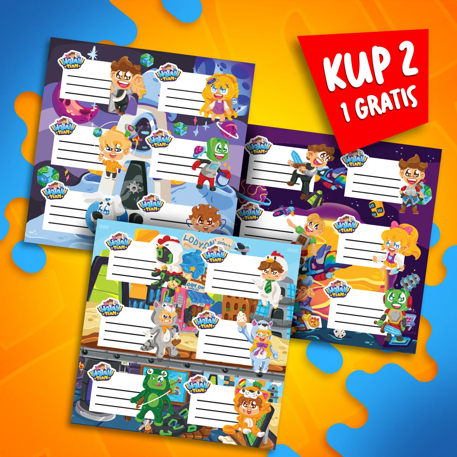 *PROMOCJA* ZESTAW NAKLEJEK SZKOLNYCH 2024 - 1 ZESTAW GRATIS - AŻ 18 SZTUK! - Image 3