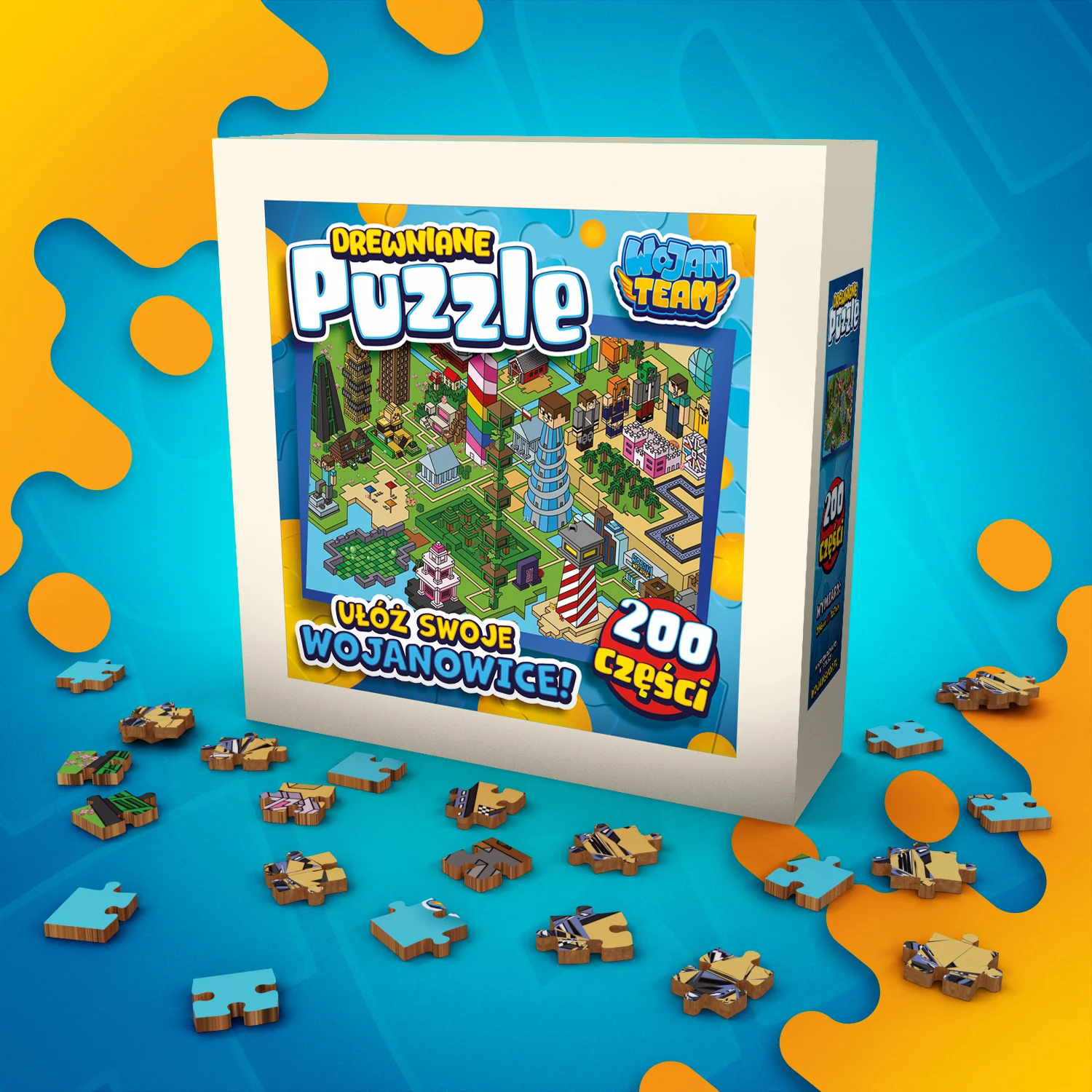 PUZZLE DREWNIANE *WOJANOWICE* - 200 ELEMENTÓW - Image 2