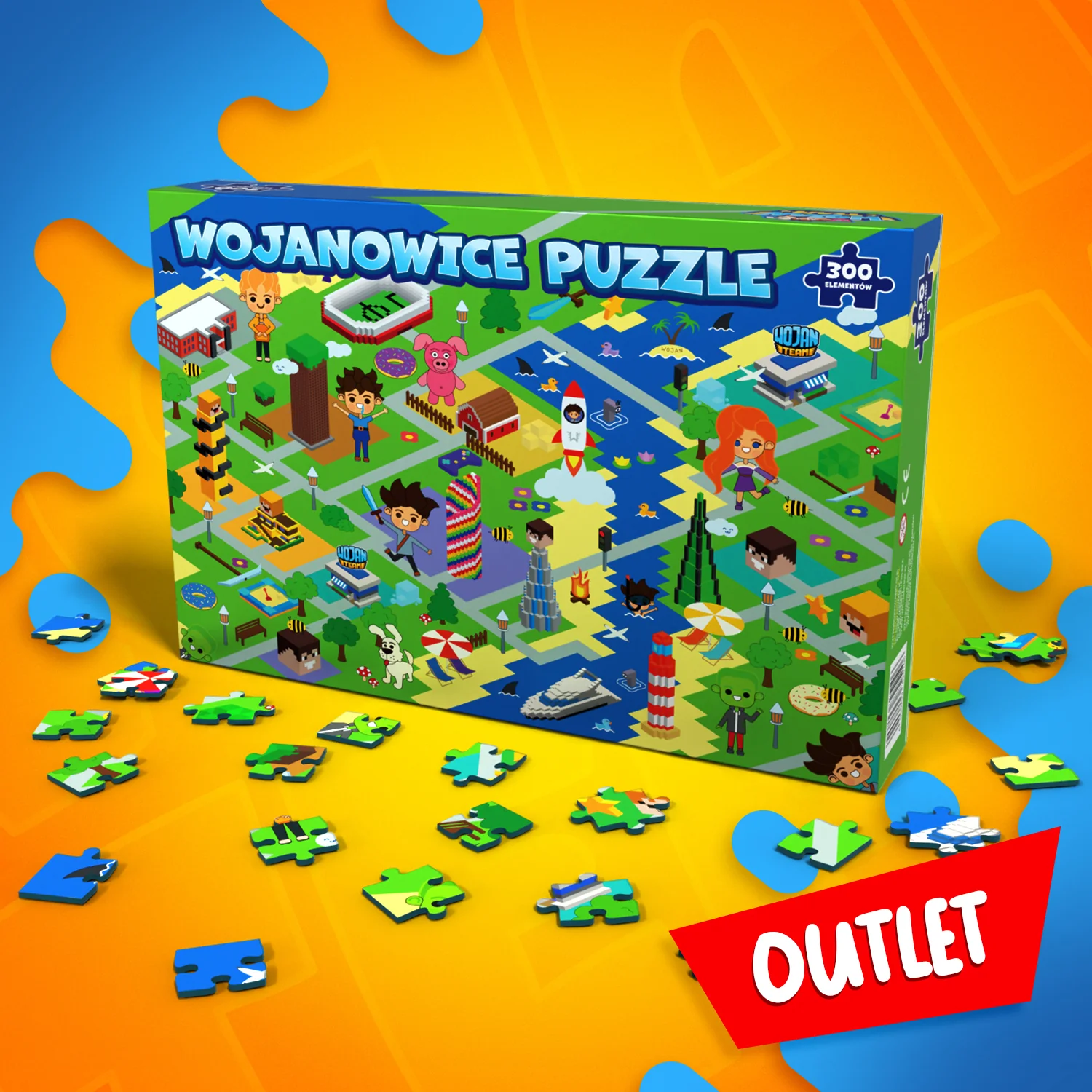 PUZZLE ŚWIAT WOJANOWIC - 300 ELEMENTÓW - Image 3
