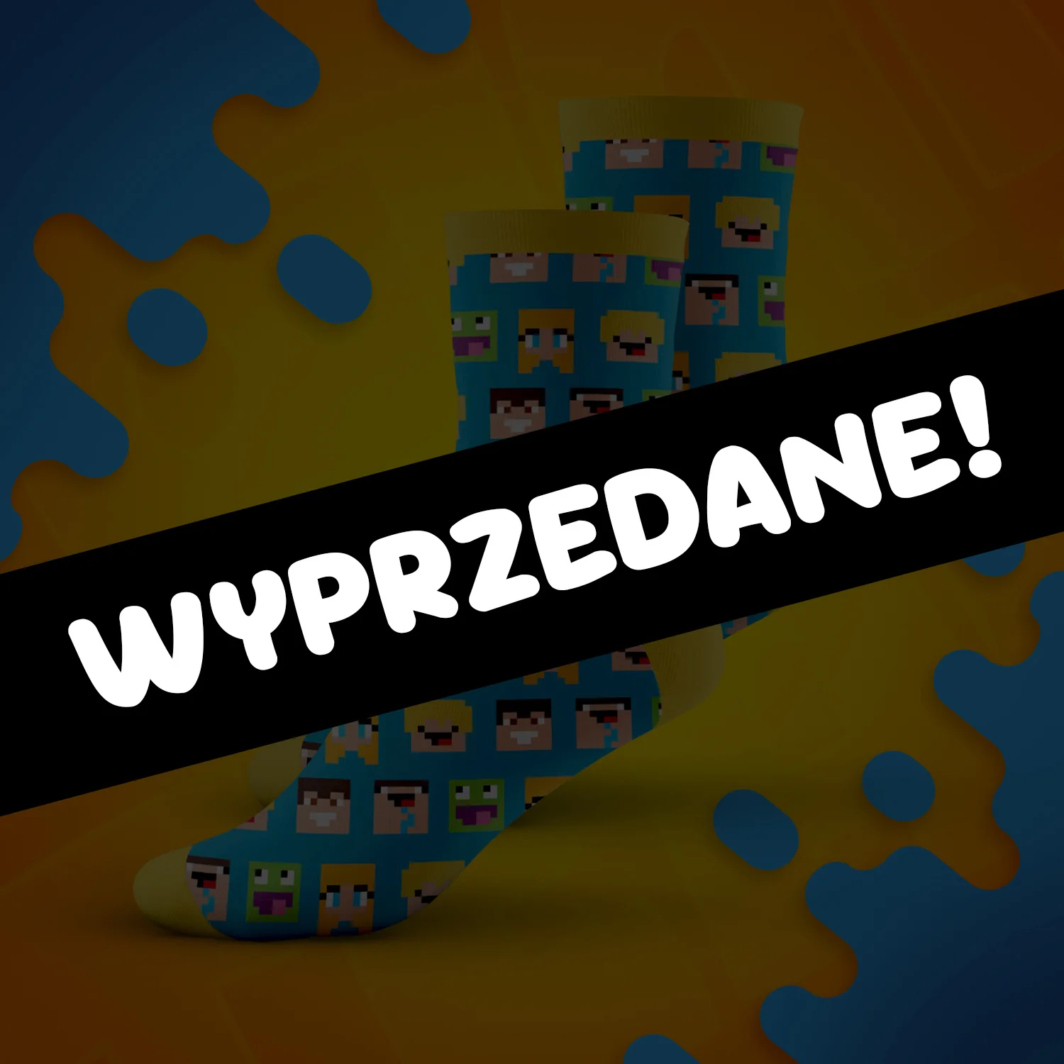 SKARPETKI *PREMIUM* WOJANOWICE - NIEBIESKIE
