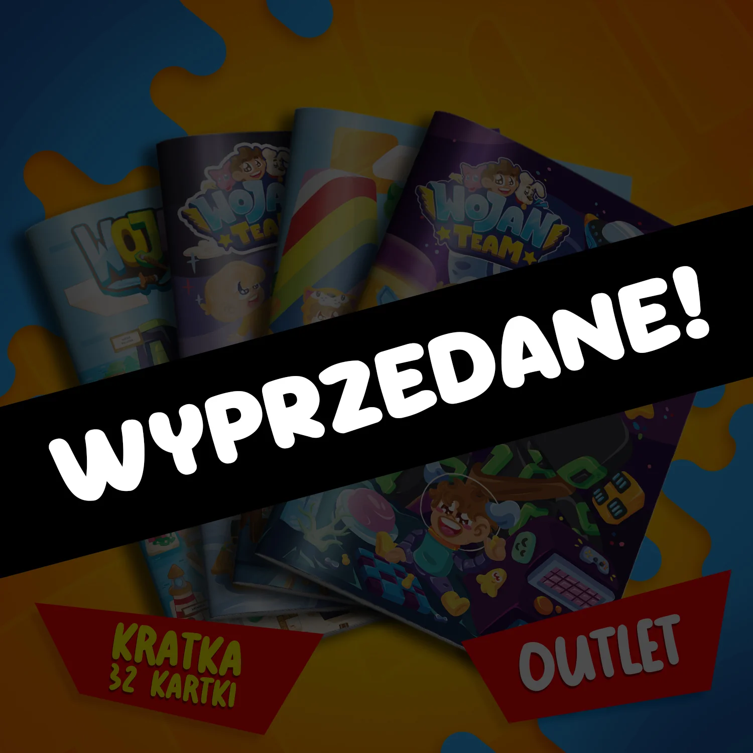 ZESTAW ZESZYTÓW 32 KARTKI W KRATKĘ - 2024