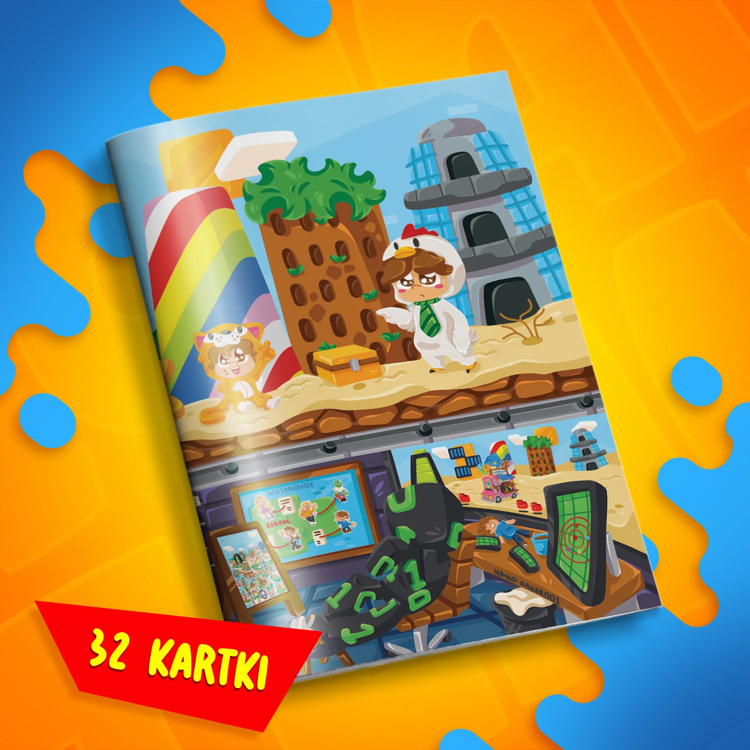 ZESZYT W KRATKĘ A5 - 32 KARTKI - WOJANOWICE W OPAŁACH - 2024 - Image 3